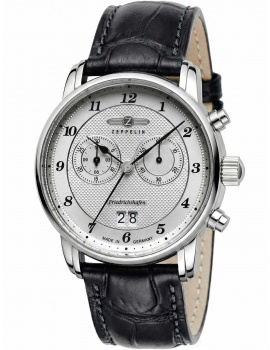 Zeppelin 8584-4 Mens Watch Friedrichshafen Chronograph 40mm 5ATM