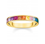 Thomas Sabo Ladies Ring TR2403-996-7-54 Stone Rainbow size 54