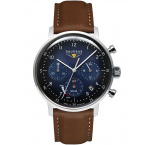 Bauhaus 2086-3 Mens Watch Dessau Slnečný pohon Chrono 41mm 5ATM