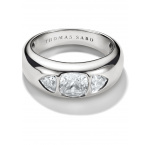 Thomas Sabo TR2525-051-14-56 Ring with faceted white zirconia stones Silver Ladies