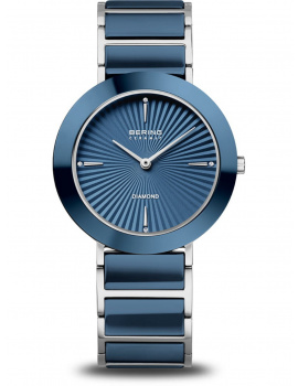 Bering 11435-707 Ladies Watch Diamond Keramika 35mm 3ATM