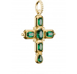 Thomas Sabo PE987-971-6 Cross Pendant 47,0mm Gold-plated Ladies