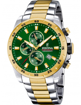 Festina F20562/3 Športové Chronograph Mens Watch 45mm 10ATM
