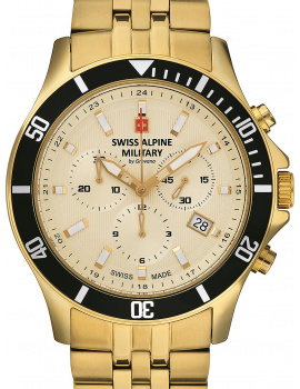 Swiss Alpine Military 7022.9111 chronograph 42mm 10ATM