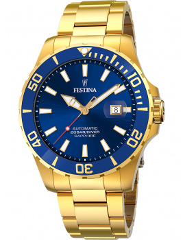 Festina F20533/1 Diver Automatic Mens Watch 44mm 20ATM