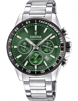 Festina F20560/4 Timeless Chronograph Mens Watch 45mm 10ATM