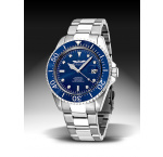 Perigaum Pro-Diver P-1308-SS-BL Automatic Silver Blue 43mm 200M