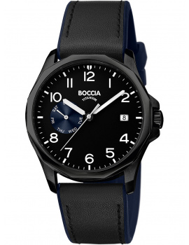 Boccia 3644-03 men`s watch titanium 40mm 10ATM