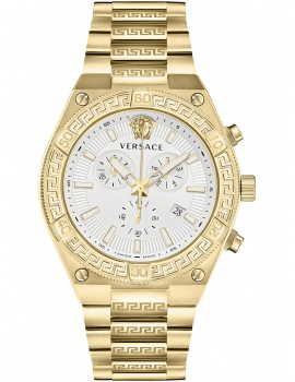 Versace VESO00822 Greca Sporty Chronograph Mens Watch 46mm 5ATM