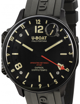 U-Boat 8770/A Capsoil Qs. Doppiotempo DLC 45mm 10ATM