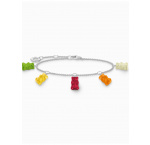 Thomas Sabo A2152-017-7-L19V Silver bracelet w. five coloured Goldbears