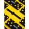 PICTO 43388-SET Unisex Watch Black and Yellow 40mm 5ATM