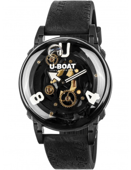 U-Boat 3355 Mens Watch U-65 PVD White 44mm 5ATM