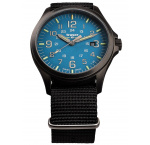 Traser H3 108647 P67 Officer GunMetal Skyblue Men's 42mm 10ATM