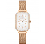 Daniel Wellington DW00100674 Ladies Watch Quadro Lumine Bezel Melrose 26mm 3ATM