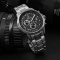 Louis XVI LXVI1095 Palais Royale Arabic Chronograph Mens Watch 43mm 10ATM