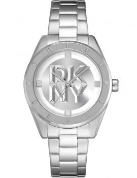 DKNY DK1L016M0045 Ladies Watch Chambers Midi Silver 34mm 5ATM