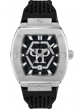 Philipp Plein PWPUA0524 Mens Watch The Hexagon Phantom 44mm 5ATM