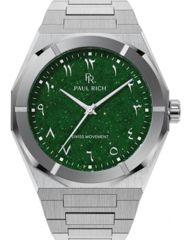 Paul Rich PR-45253 Mens Watch Star Dust II Emerald Mirage 43mm 5ATM